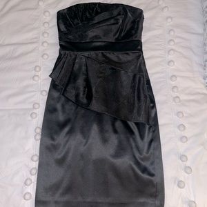 Black Satin Dress